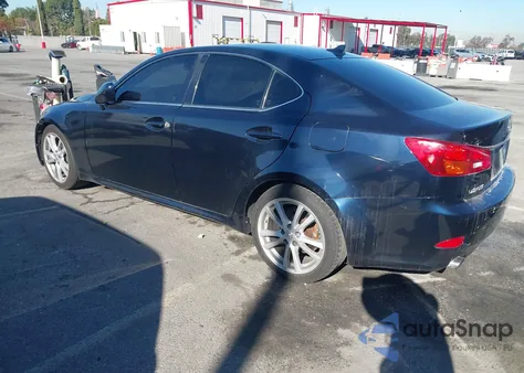 2007 Lexus Is 250 from USA, damaged, VIN JTHBK262372056647